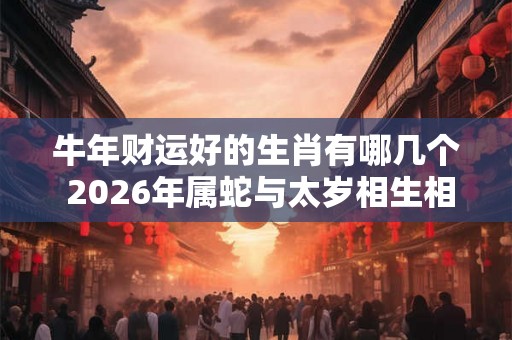 牛年财运好的生肖有哪几个 2026年属蛇与太岁相生相合