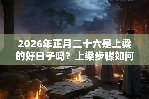 2026年正月二十六是上梁的好日子吗?上梁步骤如何? 2026年正月二十六是上梁的好日子吗?上梁步骤如何?