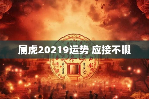 属虎20219运势 应接不暇