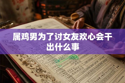 属鸡男为了讨女友欢心会干出什么事