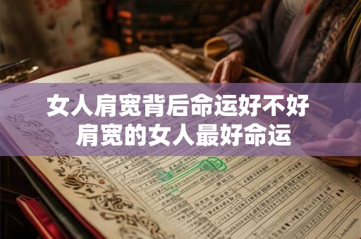 女人肩宽背后命运好不好  肩宽的女人最好命运