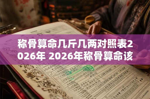 称骨算命几斤几两对照表2026年 2026年称骨算命该重几斤几两