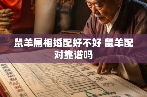 鼠羊属相婚配好不好 鼠羊配对靠谱吗