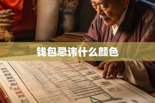 钱包忌讳什么颜色 钱包忌讳什么颜色