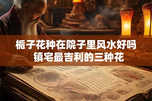 栀子花种在院子里风水好吗  镇宅最吉利的三种花