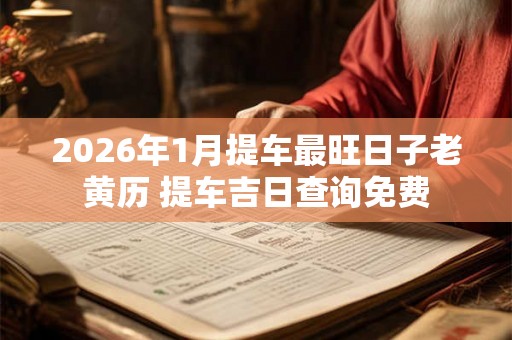 2026年1月提车最旺日子老黄历 提车吉日查询免费