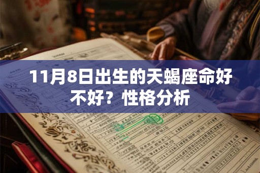 11月8日出生的天蝎座命好不好？性格分析
