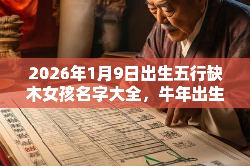 2026年1月9日出生五行缺木女孩名字大全，牛年出生女孩名字推荐