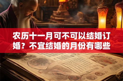 农历十一月可不可以结婚订婚?不宜结婚的月份有哪些? 农历十一月可不可以结婚订婚?不宜结婚的月份有哪些?