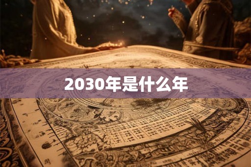 2030年是什么年