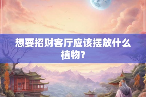 想要招财客厅应该摆放什么植物？