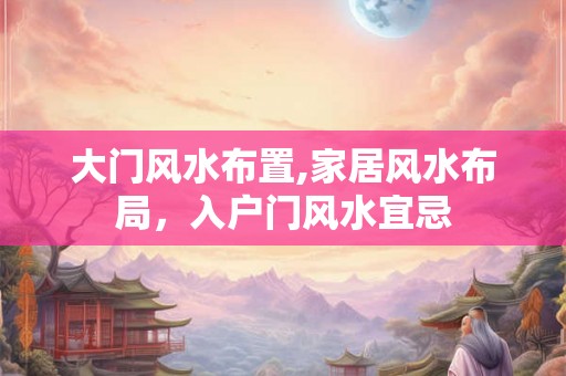 大门风水布置,家居风水布局，入户门风水宜忌