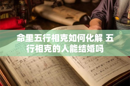 命里五行相克如何化解 五行相克的人能结婚吗
