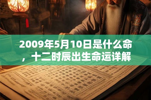 2009年5月10日是什么命,十二时辰出生命运详解 2009年5月10日是什么命,十二时辰出生命运详解