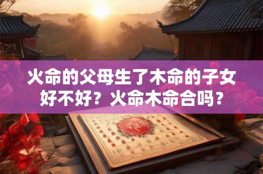 火命的父母生了木命的子女好不好？火命木命合吗？