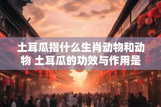 土耳瓜指什么生肖动物和动物 土耳瓜的功效与作用是什么
