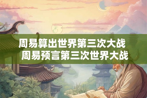 周易算出世界第三次大战  周易预言第三次世界大战爆发时间
