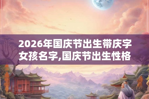2026年国庆节出生带庆字女孩名字,国庆节出生性格好吗？
