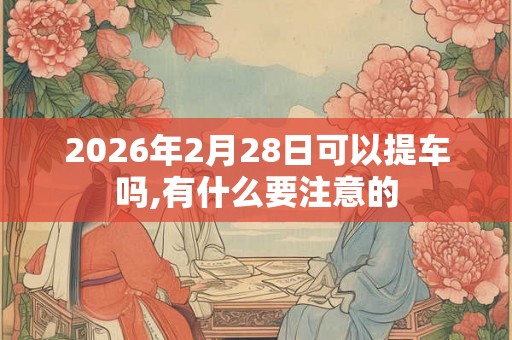 2026年2月28日可以提车吗,有什么要注意的