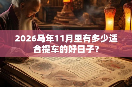 2026马年11月里有多少适合提车的好日子？