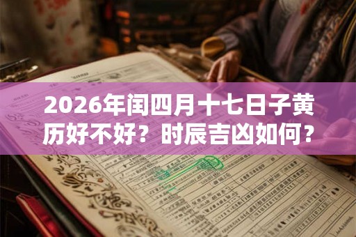 2026年闰四月十七日子黄历好不好？时辰吉凶如何？