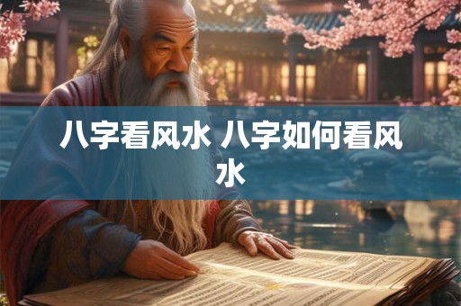 八字看风水 八字如何看风水 八字看风水 八字如何看风水