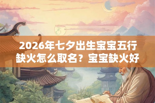 2026年七夕出生宝宝五行缺火怎么取名？宝宝缺火好听有内涵名字推荐