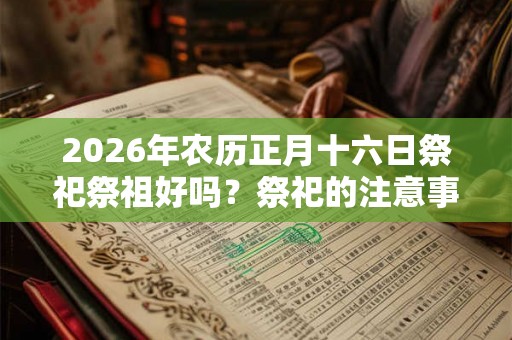 2026年农历正月十六日祭祀祭祖好吗？祭祀的注意事项有哪些？