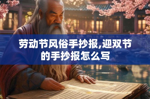 劳动节风俗手抄报,迎双节的手抄报怎么写