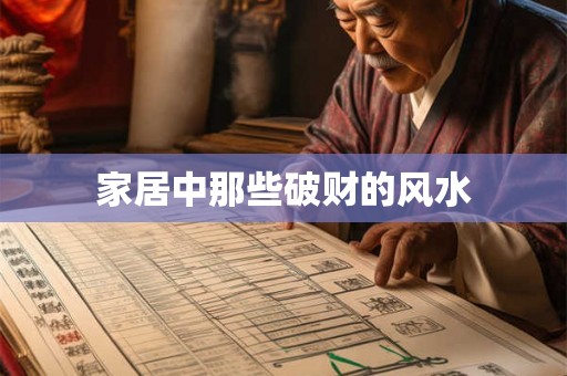 家居中那些破财的风水