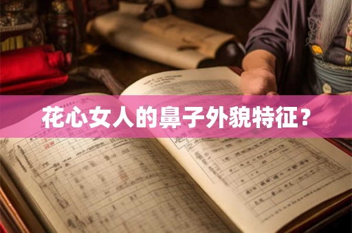 花心女人的鼻子外貌特征？