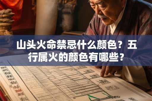 山头火命禁忌什么颜色？五行属火的颜色有哪些？