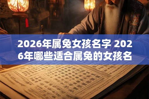 2026年属兔女孩名字 2026年哪些适合属兔的女孩名字
