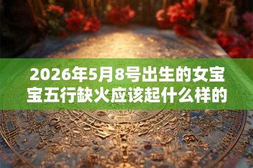 2026年5月8号出生的女宝宝五行缺火应该起什么样的名字