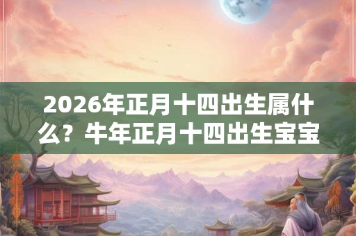 2026年正月十四出生属什么？牛年正月十四出生宝宝好不好？