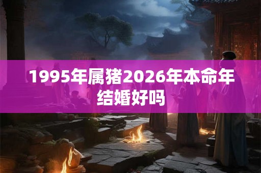 1995年属猪2026年本命年结婚好吗