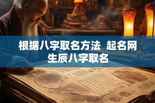 根据八字取名方法  起名网生辰八字取名