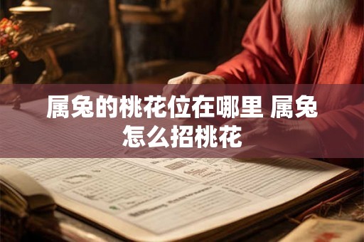 属兔的桃花位在哪里 属兔怎么招桃花