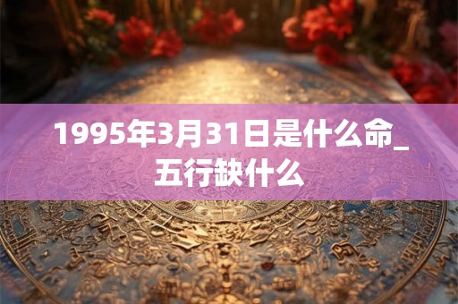 1995年3月31日是什么命_五行缺什么