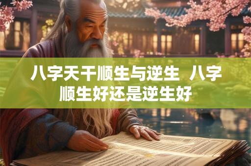 八字天干顺生与逆生 八字顺生好还是逆生好 八字天干顺生与逆生 八字顺生好还是逆生好