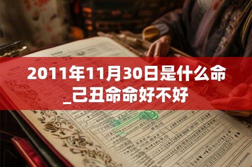 2011年11月30日是什么命_己丑命命好不好 2011年11月30日是什么命_己丑命命好不好