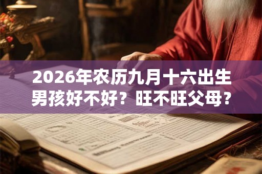 2026年农历九月十六出生男孩好不好？旺不旺父母？