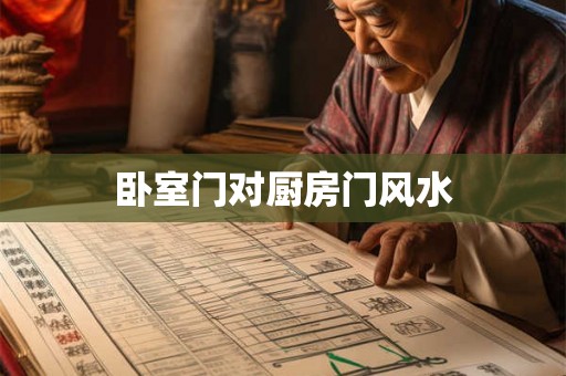 卧室门对厨房门风水
