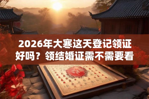 2026年大寒这天登记领证好吗?领结婚证需不需要看日子? 2026年大寒这天登记领证好吗?领结婚证需不需要看日子?