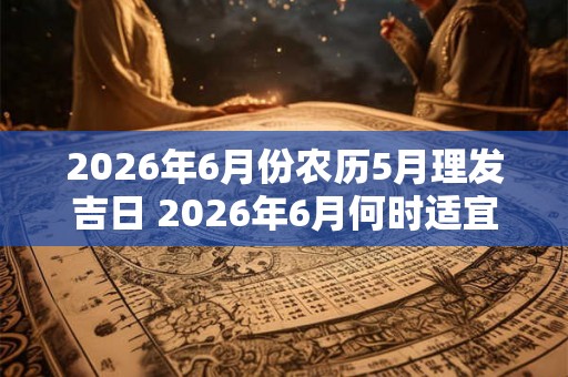 2026年6月份农历5月理发吉日 2026年6月何时适宜理发