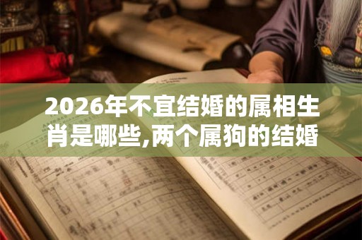 2026年不宜结婚的属相生肖是哪些,两个属狗的结婚相冲吗