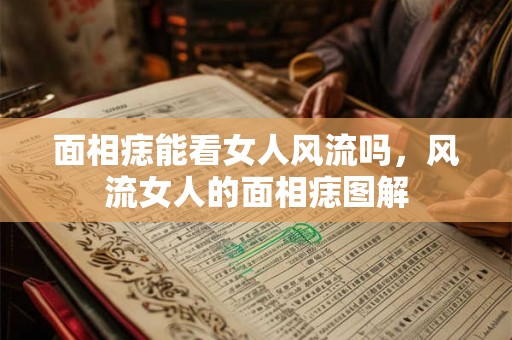 面相痣能看女人风流吗，风流女人的面相痣图解