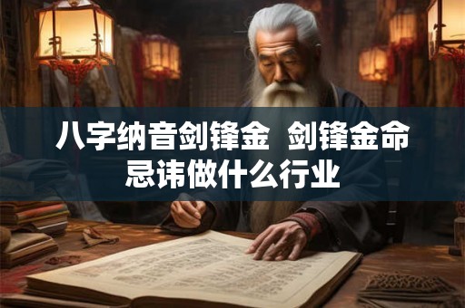 八字纳音剑锋金  剑锋金命忌讳做什么行业