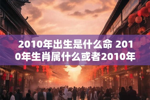 2010年出生是什么命 2010年生肖属什么或者2010年出生的属相是什么