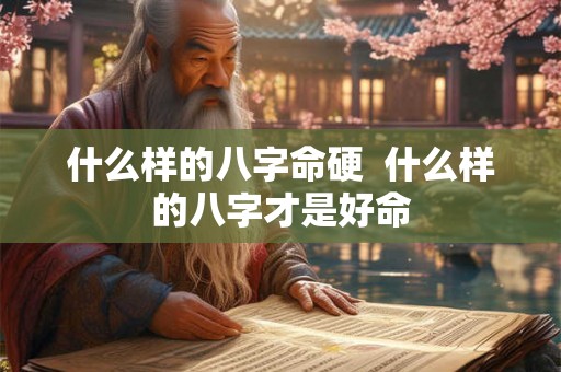 什么样的八字命硬  什么样的八字才是好命